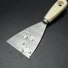 Carbon Steel Putty Knife with Wooden Handle