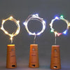 Cork Bottle Light LED Bar with colorful lights creating ambient decoration for parties and events.