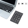 2.4G Wireless USB Receiver Remote Control Device next to a MacBook keyboard for easy navigation.