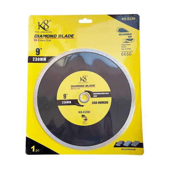 230mm Continuous Rim Diamond Blade