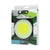 Universal 12V COB LED White Daytime Running Lights packaging with bright LED design for enhanced vehicle visibility.