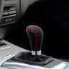 Leather Gear Shift Knob Cover with Logo