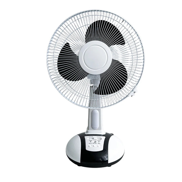 Rechargeable Cooler Battery Portable Fan with a sleek design and three blades for efficient cooling.