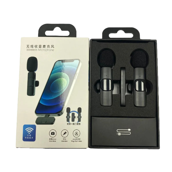 Rechargeable Wireless Condenser Microphone with Type-C Interface