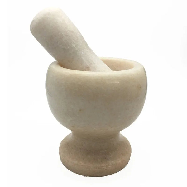 Marble Mortar and Pestle Set
