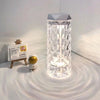 Crystal Table Lamp Air Humidifier illuminating a room with elegant design and gentle moisture effect.