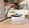 High Temperature 2500W Steam Cleaning Machine in use for deep cleaning kitchen surfaces.
