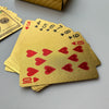 24K Gold Foil Waterproof Poker Playing Cards