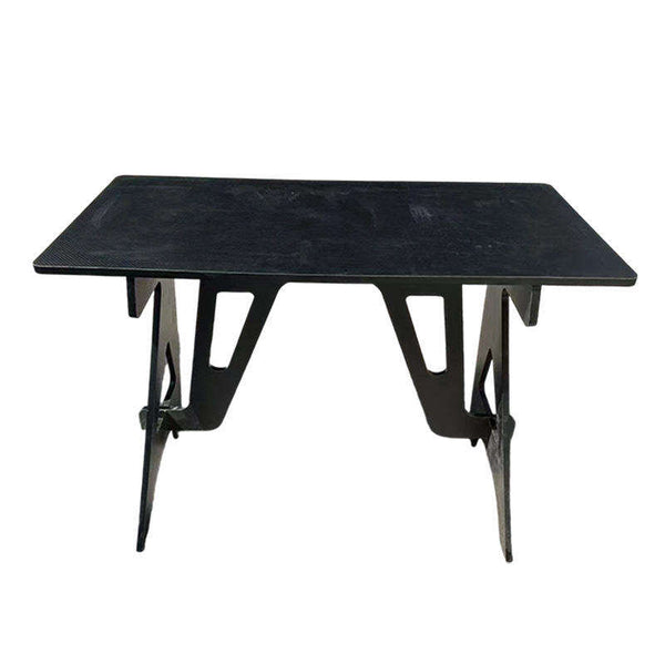 Wooden Convertible Under Desk Bed black table with a sturdy design for maximizing office or bedroom space.