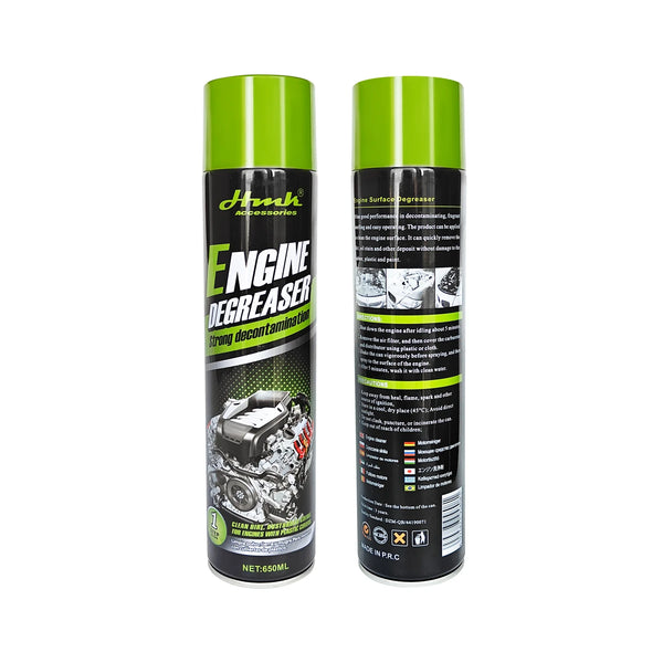 650ml Engine Degreaser Cleaner Spray can for cleaning engine oil and grease buildup.