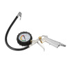 Car Tyre Pressure Gauge with connector and dial for measuring tyre pressure accurately.