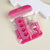 Portable Manicure 6-piece Set in a pink packaging with essential grooming tools for nail care.