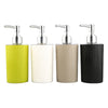 420ML Plastic Lotion Bottle Shampoo Gel Soap Dispenser in four colors: green, white, beige, and black.