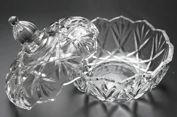 Luxury Glass Candle Jar with Lid