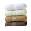 Thick Cotton Face and Hand Towel in multiple colors stacked neatly, showcasing plush texture and softness.