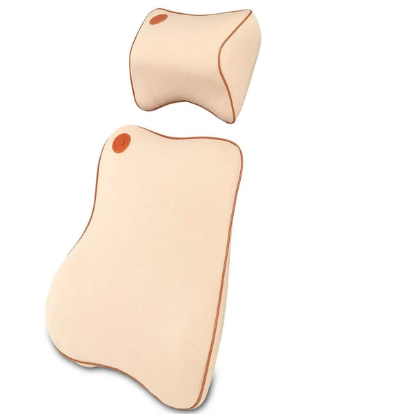 Polyester Car Cushion and Massage Lumbar Support