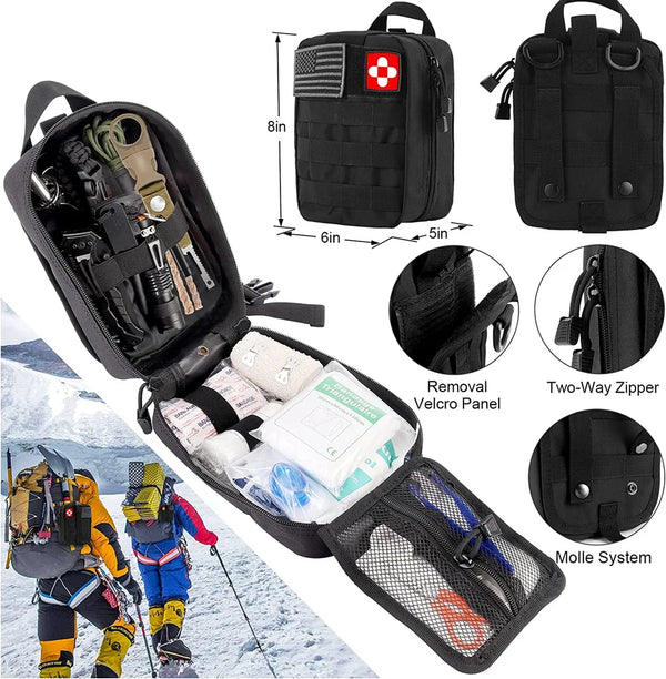 121-Piece Emergency Survival First Aid Kit