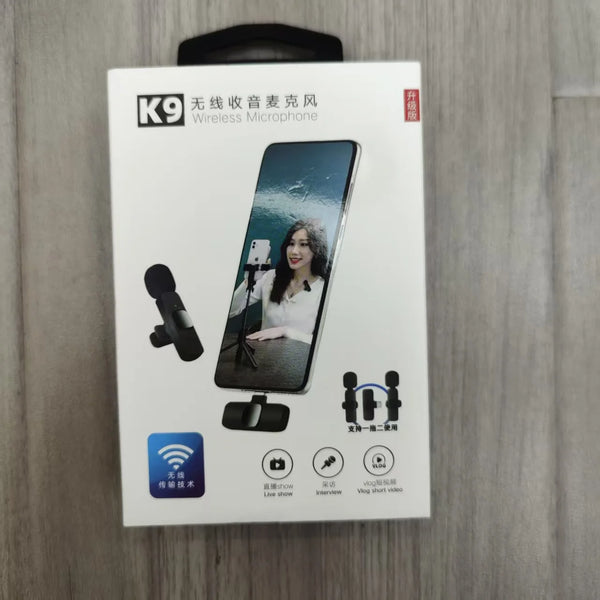 Rechargeable Wireless Condenser Microphone with Type-C Interface