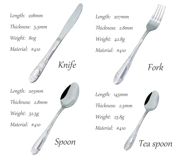 High Performance Stainless Steel Cutlery Set