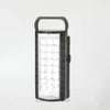 Portable LED Emergency Light Rechargeable Lantern on display with bright LED lights and sturdy handle for easy carrying.