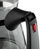 Close-up of the foldable handle of the Electric Turkish Coffee Maker with Glass Pot.