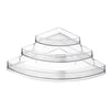 Elegant 3-Tier Acrylic Corner Organizer