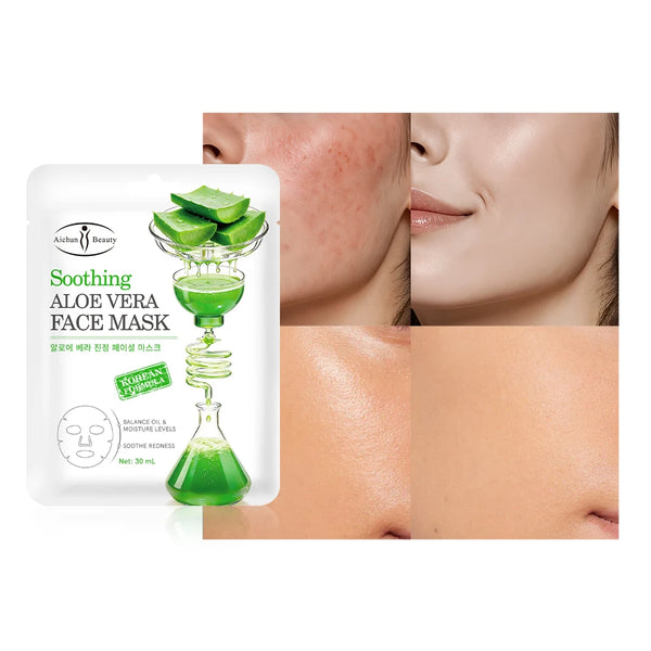 Aichun Beauty Aloe Vera Soothing Facial Sheet Mask