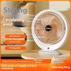 Rechargeable 180° Rotating Desktop USB Fan providing strong circulating wind with adjustable angles and USB endurance.