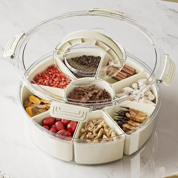 360 Degree Rotating 6-Compartment Spice 