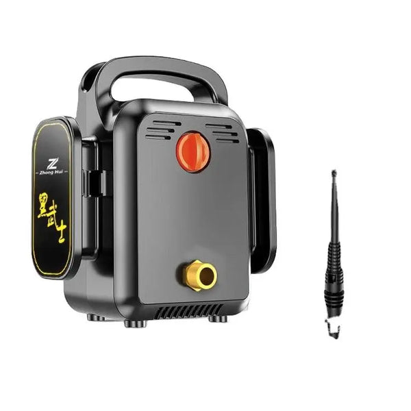 Wireless Electric Water Gun for Snow Removal & Cleaning device with hose attachment for easy outdoor maintenance.