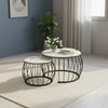 Modern Luxury Round Coffee Tea Table featuring elegant design and functional surfaces for modern living.