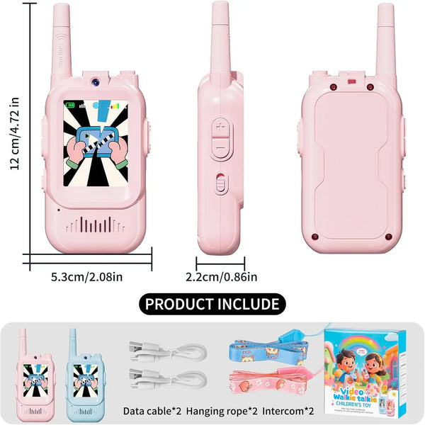 Wireless Kids Video Intercom and Interactive Calling Device