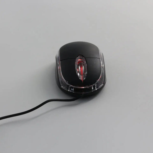 3D Optical LED Ergonomic Wired USB Mouse