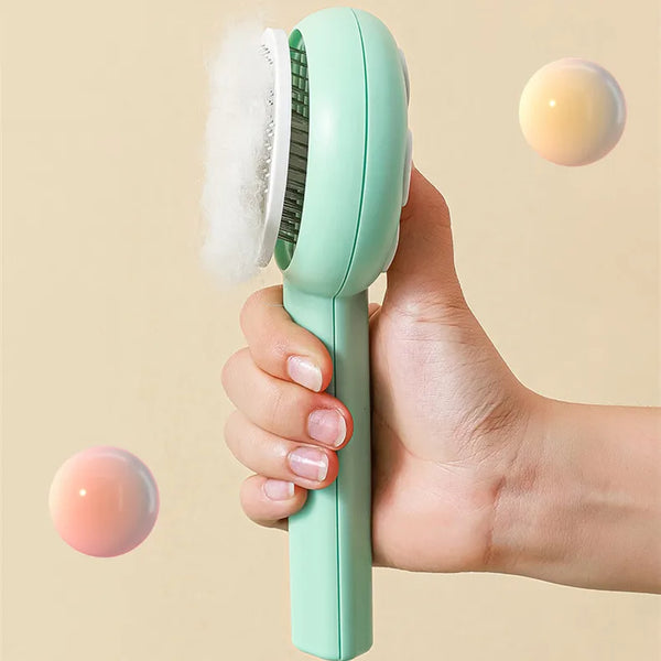 Flower Design Pet Hair Remover Comb