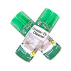 Two bottles of Antibacterial Quick Dry Floor Cleaner with green caps, effective for removing tough stains while sanitizing.