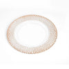 Gold Patterned Plastic Charger Plate