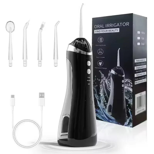 Portable IPX7 Waterproof Electric Oral Irrigator Flosser