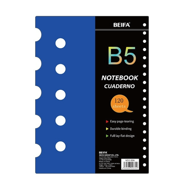 Horizontal Lined Spiral Notebook – 18x25cm, 120 Sheets | Perfect Dealz