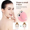 Household Facial Microcurrent Beauty Device Dual Roller with dual rollers for facial lifting and toning.