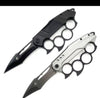 Folding Hunting Knife with Wood Inlay