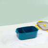 Kids Bento Lunch Box 1 L Plastic Lunch Container in blue with compartments for balanced meals.