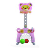 Kids Cartoon-Themed Indoor Basketball Hoop with colorful balls and bear-shaped backboard.