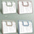 Large Capacity Transparent PVC 13 Compartment File Folder in four colors with A4 documents inside