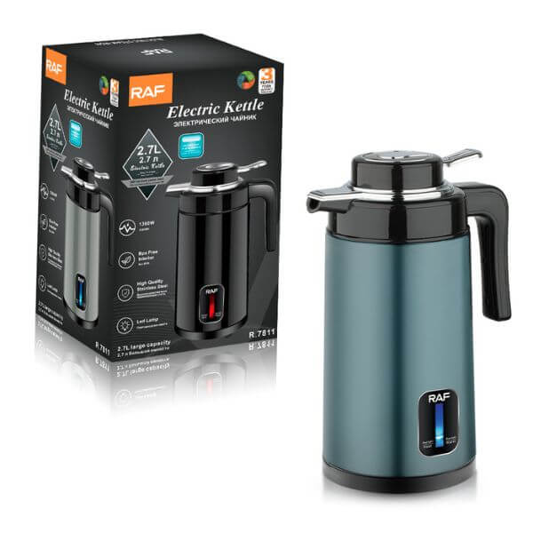 Perfect Dealz Large Stainless Steel Electric Kettle with Auto Shut-Off