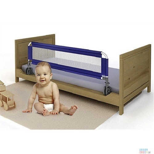 Safety Bed Lattice Railing securing a baby in a bed, providing safety and preventing falls.