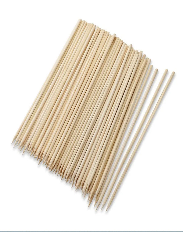 150mm Biodegradable Bamboo Skewers