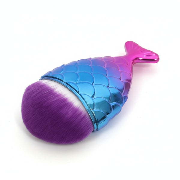 Mermaid Gradient Acrylic Nail Brush