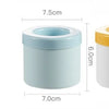 Mini Reusable Cooling Gel Ice Pack in a light blue color, measuring 7.5cm by 6cm, ideal for food and drink cooling.