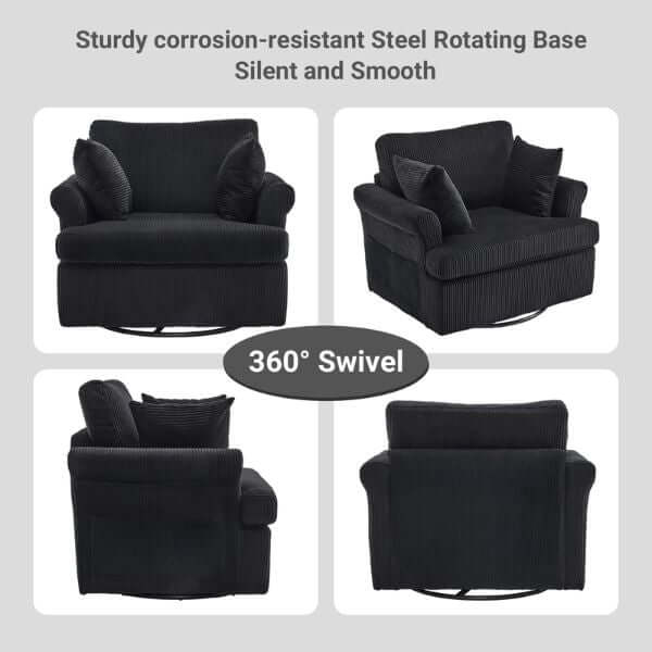 Perfect Dealz Modern Upholstered Barrel Chairs