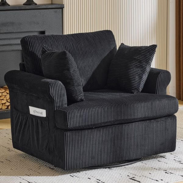 Perfect Dealz Modern Upholstered Barrel Chairs
